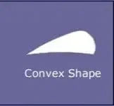 Convex shape blade profile for scissor or knife sharpening services in Somerset