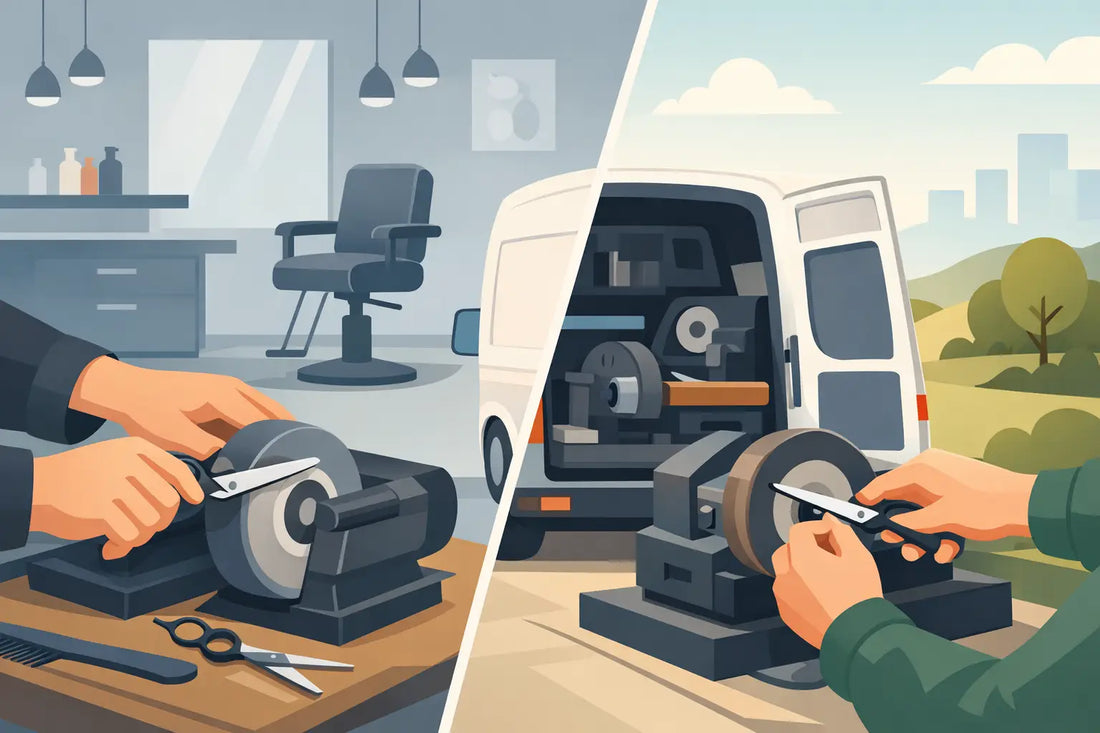 In Salon vs Offsite Sharpening - Which Is Best?