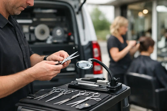Mobile Scissor Sharpening Service for Salons