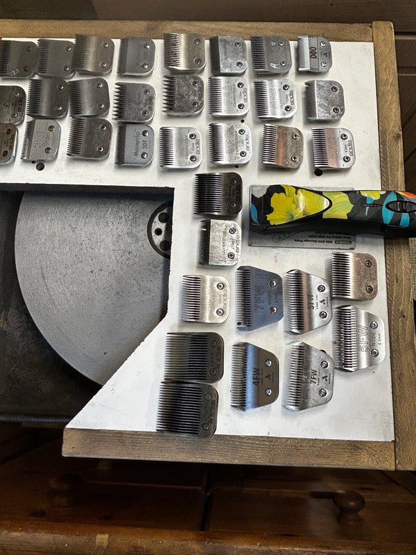 A5 Dog Grooming clipper blade sharpening STEP BY STEP VIDEO